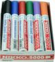 NIKKO WHITEBOARD MARKERS - DOZEN - ASSORTED - 5019-ASSORTED