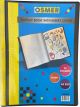 DISPLAY BOOK FIXED 20 POCKET - A3 - WITH INSERT COVER & SPINE - BLACK - A3DIS