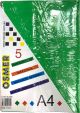 A4 SOLID BOOK COVERS - PACK OF 5 - BCA499