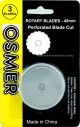 OSMER ROTARY WHEEL CUTTER BLADE - PERFORATED - PACK OF 3 - BL45P