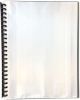DISPLAY BOOK - CLEAR FRONT COVER - A4 20 POCKET - REFILLABLE - BLACK - CDIS01