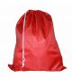 POLYESTER CORDED DRAWSTRING BAG - 35 X 41CM - RED - DB03