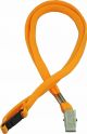 LANYARD - ALLIGATOR CLIP WOVEN WITH SAFETY RELEASE - YELLOW - LA107