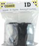 LANYARD - CORD WITH LARGE ID POUCH 110mm x 71mm - BLACK - LC301