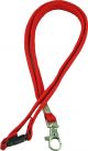 LANYARD - D CLIP WOVEN WITH SAFETY RELEASE - RED - LD203