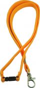 LANYARD - D CLIP WOVEN WITH SAFETY RELEASE - YELLOW - LD207