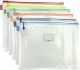 CLEAR MESH CASE - A3 - 46.5 X 35.5CM - ASSORTED COLOURS ZIP - MA3A