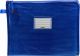 TINTED BLUE MESH CASE - A4 - 36 X 27CM - BLUE ZIP - MA4B22