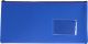 NEOPRENE NAME CARD PENCIL CASE - 1 ZIP 34 X 17CM - BLUE - N3417B1