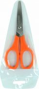 OSMER 130mm SCHOOL SCISSORS - ORANGE HANDLE - PVC POUCH - OS130B