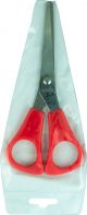 OSMER 140mm SCHOOL SCISSORS - RED HANDLE - PVC POUCH - OS203B