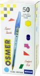 OSMER CAP MODEL MEDIUM TIP BALLPEN - BOX 50's - BLUE - OS7250