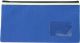 POLYESTER PENCIL CASE - 1 ZIP - 35 X 18 CM - BLUE - P3518B1