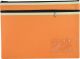 POLYESTER PENCIL CASE - 2 ZIP -35 X 26CM - ORANGE - P3526O2