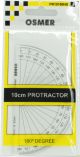 OSMER 180 DEGREE 10CM PROTRACTOR - HANGSELL - PR10180HS