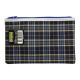 TARTAN BLUE DESIGN PENCIL CASE - SMALL 23 X 15.5CM - TARB23151