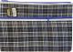 TARTAN BLUE DESIGN PENCIL CASE - GIANT 37.5 X 26CM - 2 ZIP - TARB37262