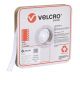 STRIP - 19mm WIDE VELCRO® BRAND  BY 25 METRE ROLL - WHITE - LOOP - V14548