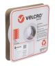 STRIP - 25mm WIDE VELCRO® BRAND BY 25 METRE ROLL - WHITE - HOOK - V14748