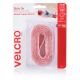 HANGSELL - VELCRO® BRAND STICK ON HOOK & LOOP TAPE - 25MM X 1M - WHITE - V25571