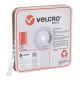 SPOTS - 16mm VELCRO® BRAND  - 1200 PER ROLL - WHITE - HOOK - V28206