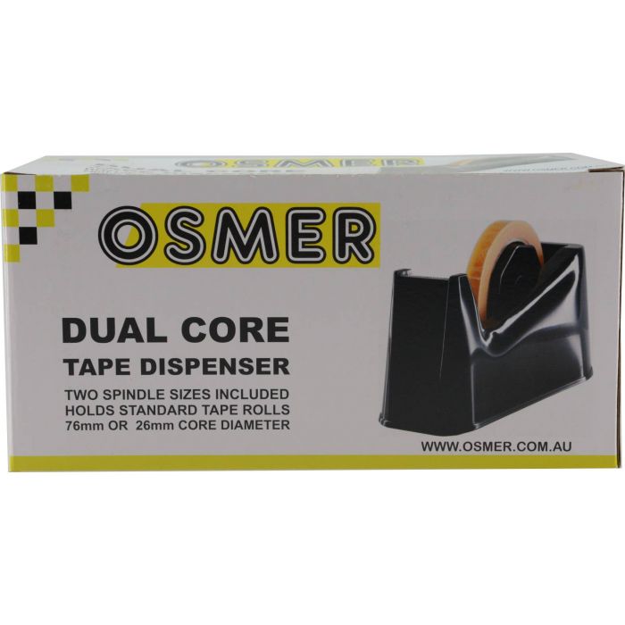 OSMER LARGE BLACK TAPE DISPENSER TC1001
