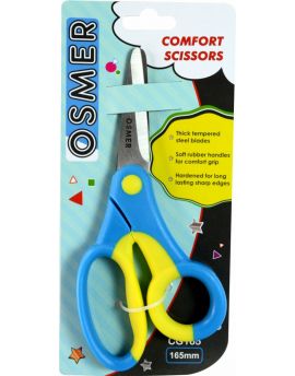 OSMER 165MM HIGH QUALITY COMFORT GRIP SCISSORS - CG165