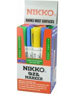 NIKKO OIL MARKER - BULLET TIP - DOZEN- ASSORTED - 1719