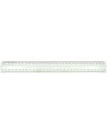 OSMER 30CM FINGER GRIP PLASTIC RULER - 300FG