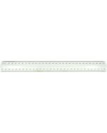 OSMER 30CM FINGER GRIP PLASTIC RULER - 300FG