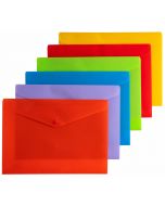 DOCUMENT WALLETS - A4 - SOLID ASSORTED - A4W19