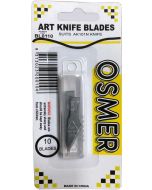 OSMER ART KNIFE BLADES - 6MM - SUIT AK101N - PACK OF 10 - BL0110