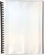 DISPLAY BOOK - CLEAR FRONT COVER - A4 20 POCKET - REFILLABLE - BLACK - CDIS01