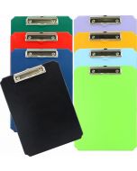 OSMER A4 CLIPBOARD - 32 x 23.2CM - ASSORTED COLOURS - CLIP19