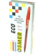 ECO BALLPENS - DOZEN - RED - ECO73