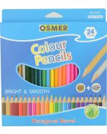 HEXAGONAL COLOUR PENCILS - 24 COLOURS - HEX24C