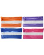 PVC MESH WITH 4 COLOURED BANDS 34CM X 17CM - MCB3417