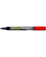 OSMER PERMANENT MARKERS - BULLET TIP - DOZEN - RED - OS703