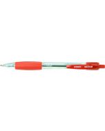 OSMER RETRACTABLE BALLPEN - MEDIUM TIP - RED - DOZEN - OS83