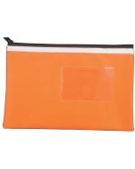 POLYESTER PENCIL CASE - 1 ZIP - 23 X 15.5 CM - ORANGE - P2315O