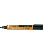 OSMER PERMANENT MARKER - CHISEL TIP - BLACK - DOZEN - OS901