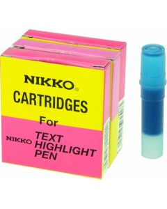 NIKKO HIGHLIGHTER - REFILLS - BOX OF 5 - BLUE - 1292R