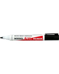 NIKKO OIL MARKER - BULLET TIP - DOZEN - BLACK - 1701