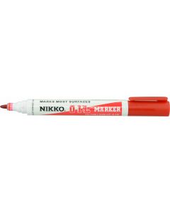 NIKKO OIL MARKER - BULLET TIP - DOZEN - RED - 1703