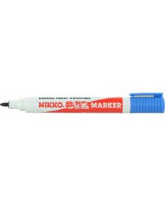 NIKKO OIL MARKER - ROUND TIP - DOZEN - LIGHT BLUE - 1709