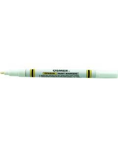 FINE TIP OSMER PAINT MARKERS - 1.5mm LINE - DOZEN - WHITE - 2513