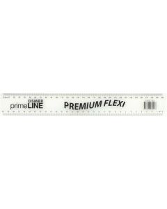 OSMER DELUXE PREMIUM 30CM/300MM FLEXI RULER - CLEAR - PACK OF 24 - 30D