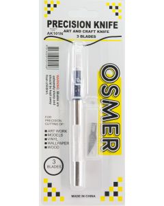 OSMER ART KNIFE - 2 SPARE BLADES - AK101N
