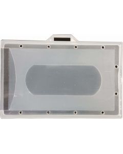 HARD PLASTIC ID CARD HOLDER - LANDSCAPE - BOX OF 20 - HPCL01