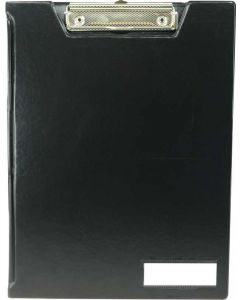 OSMER A4 CLIP FOLDER - 32 X 24.2CM - BLACK - CF01